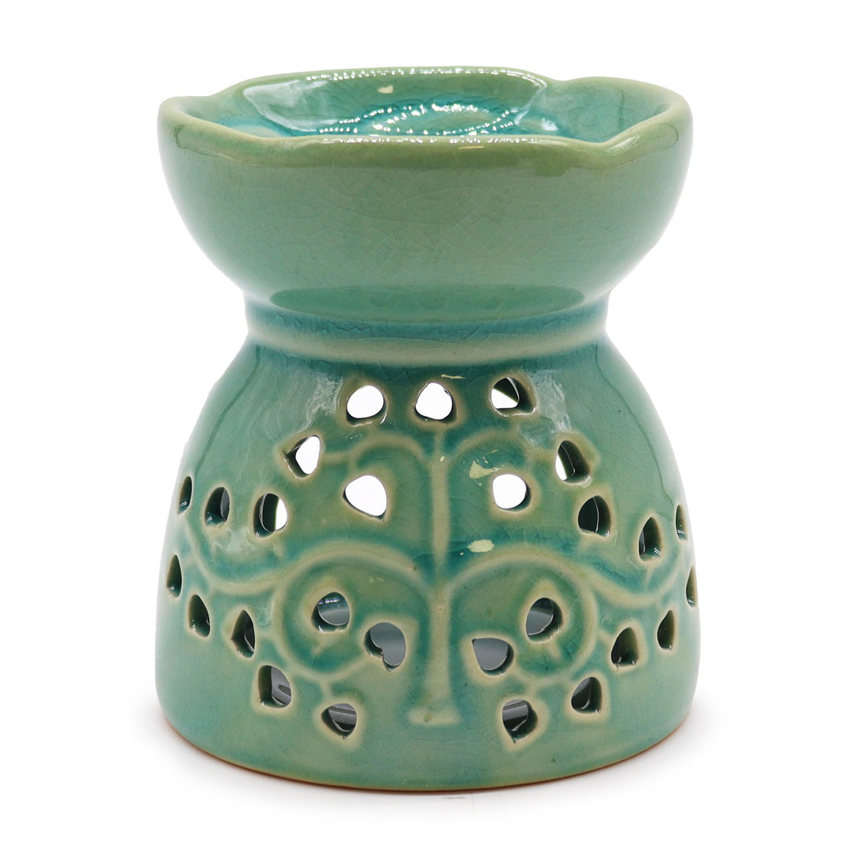 Tree of Life Oil Burner - Blue - view 2