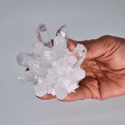 Crafted Quartz Cluster - Clear Quartz - view 3