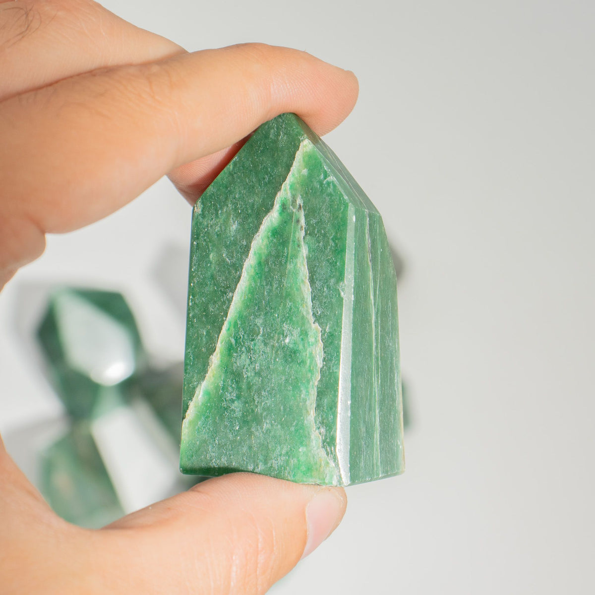 Indian Jade Crystal Points - 0.5kg Bag - view 5
