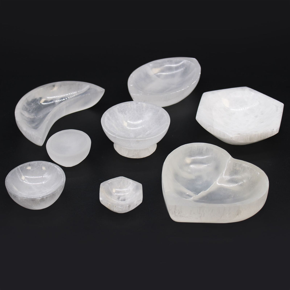 Selenite Heart Bowl - view 4