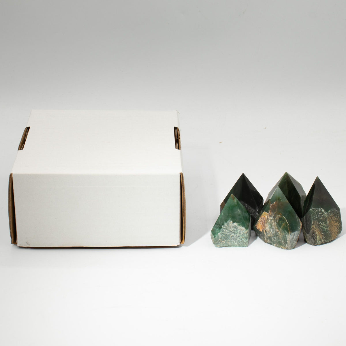 Green Aventurine Crystal Points - Top Polished (Pack of 5-6) - view 6