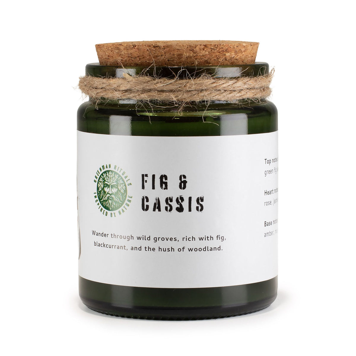 Greenman Woodwick Soy Candle - Fig & Cassis - view 7