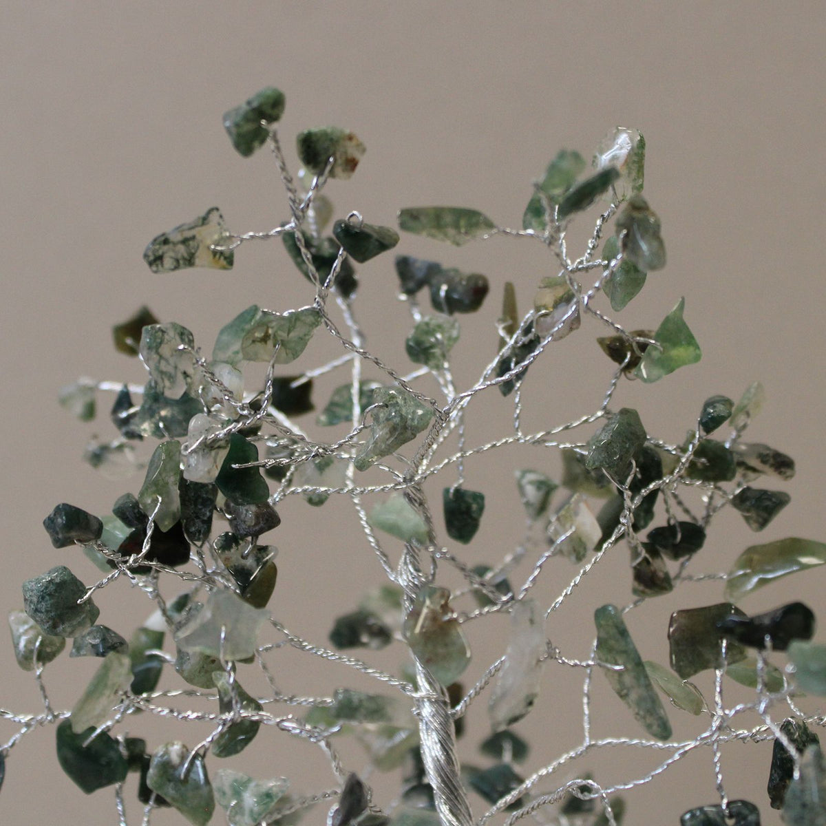 Gemstone Tree with Orgonite Base - 160 Stone - Moss Agate - view 2