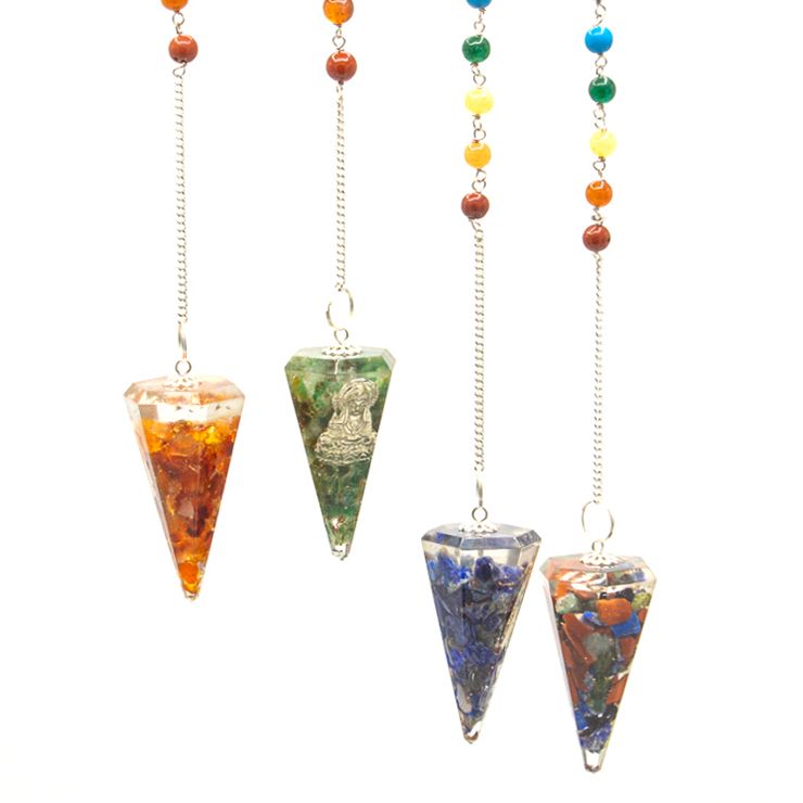 Orgonite Power Chakra Pendulum - Buddha - view 4