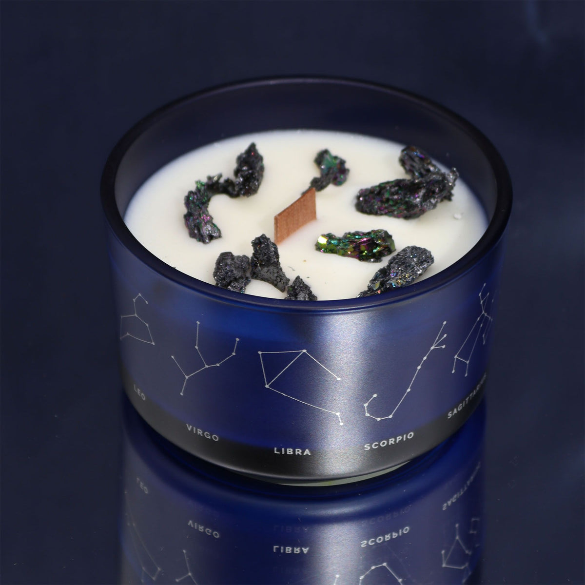 Zodiac Crystal Candle with Gemstone Bracelet - Scorpio - view 5