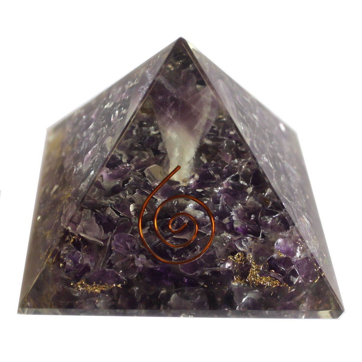 Large Orgonite Pyramid - Angel - view 5