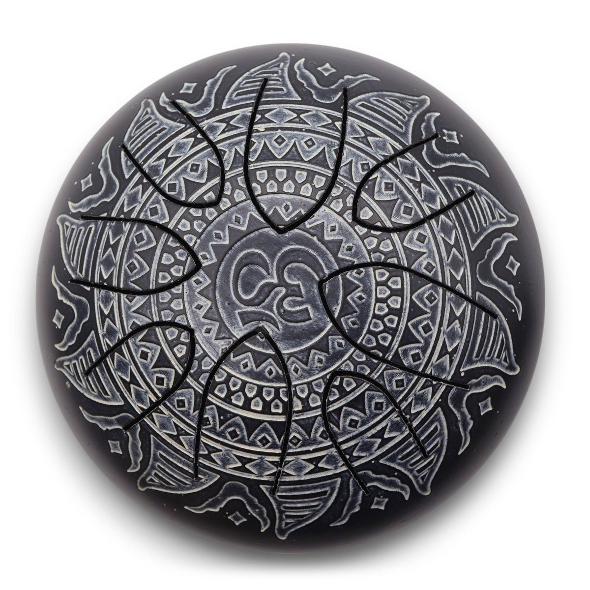 Steel Tongue Drum Om Mandala Engraved - 16cm - view 4