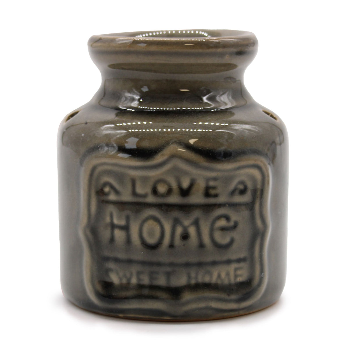 Lrg Home Oil Burner - Love Home Sweet Home - Grey - view 2