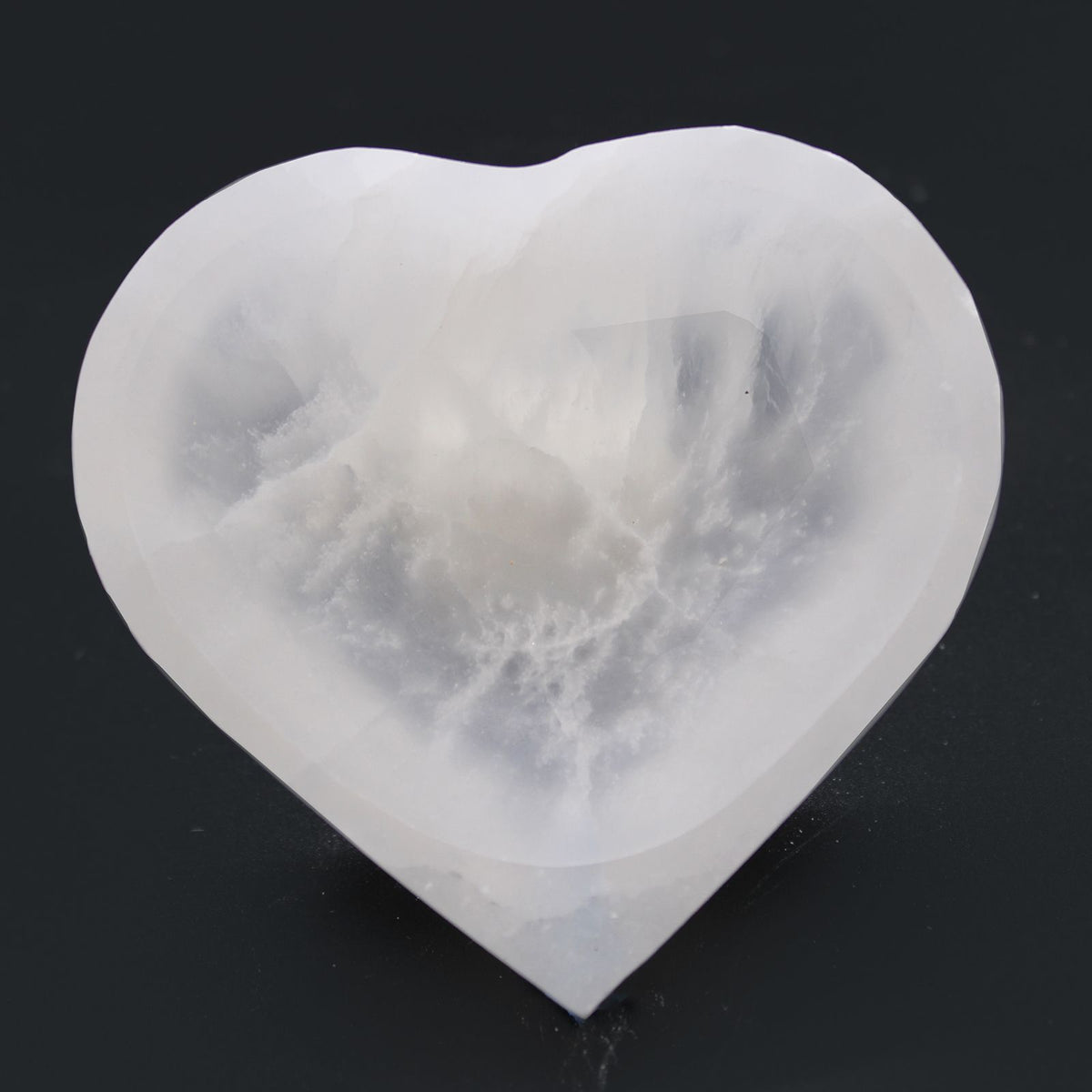 Selenite Heart Bowl - view 5