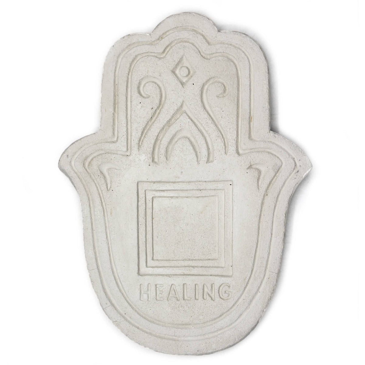 Healing Incense Plate - White Stone Effect - view 2