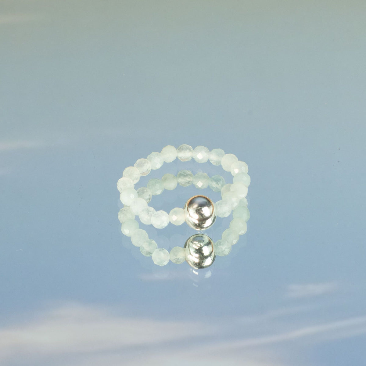 Nymph Spirit Gemstone Ring Set - Sea Sunset - view 6