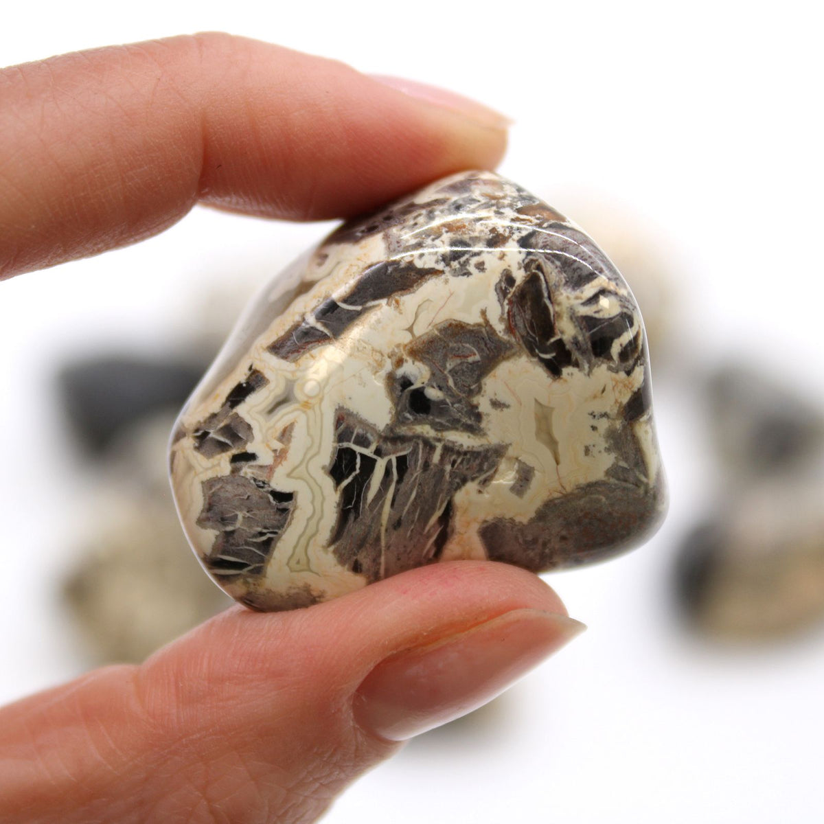 XL Tumble Stones - Jasper - Silverleaf (Pack of 18) - view 2