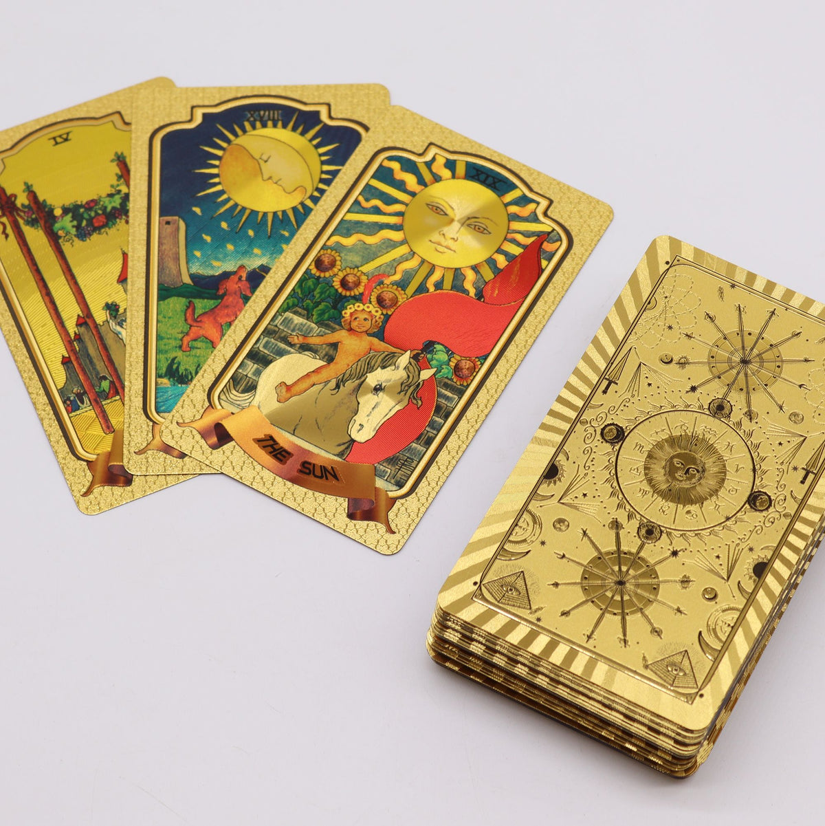 Golden Tarot Cards - view 2
