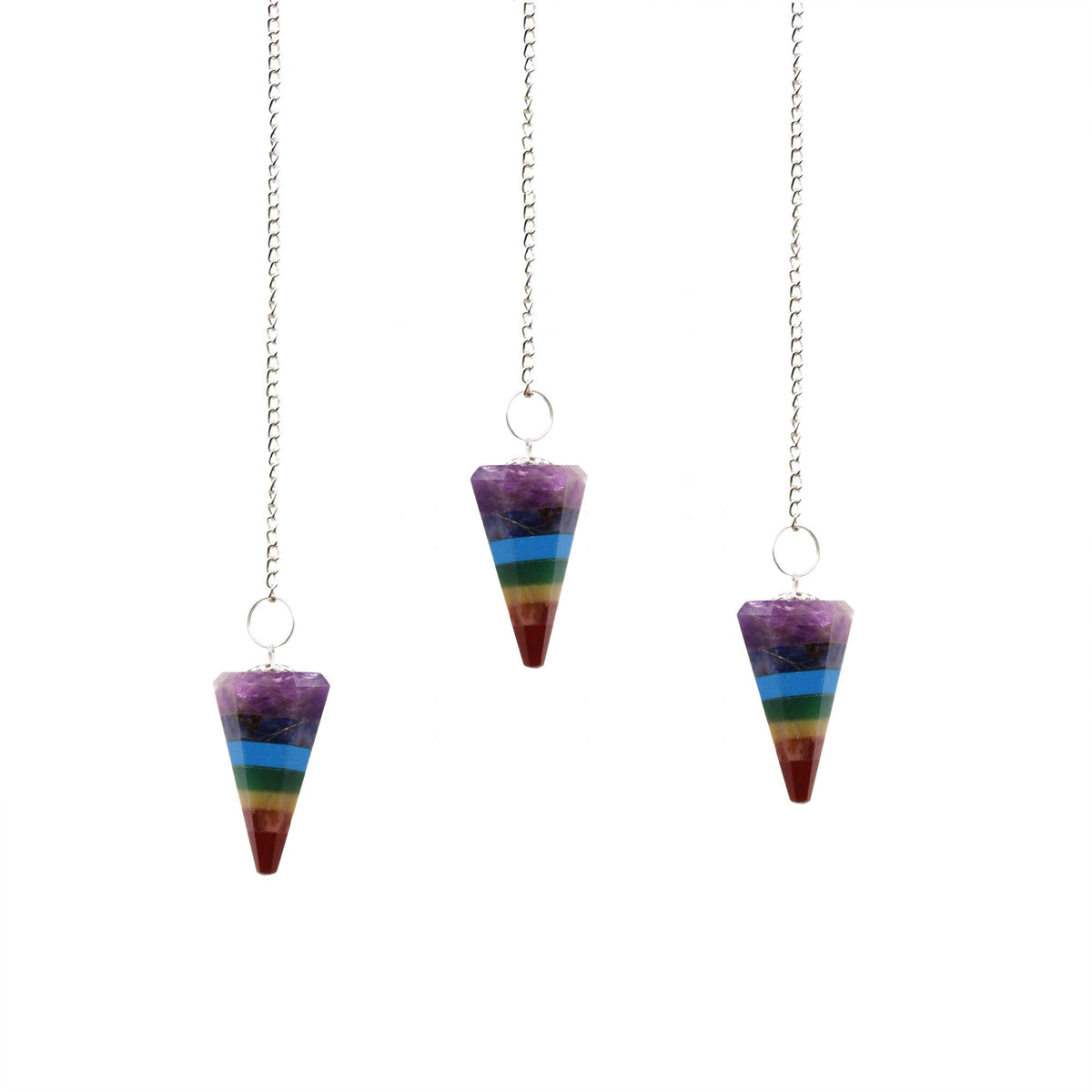 Pendulum - 7 Slice Chakra Style - view 3