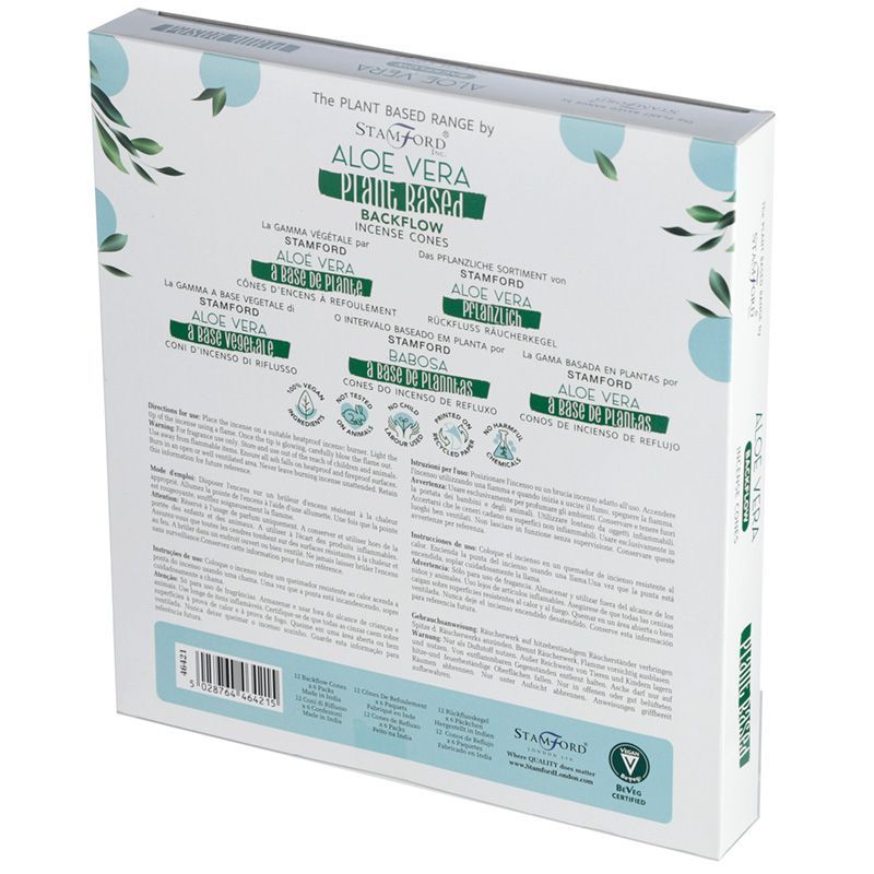 Plant Based Backflow Incense Cones - Aloe Vera - view 3