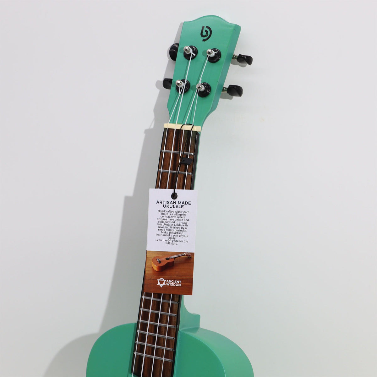 Artisan Made Ukulele - Blue Sunburst Finish (4 String)