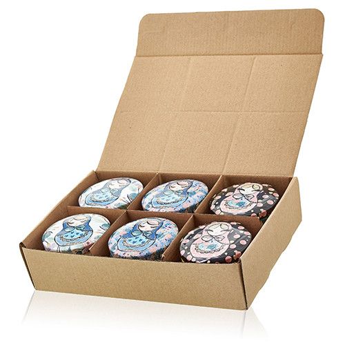 Art Tin Candle - Assorted Design - Russian Dolls - Dolly Blue - view 6