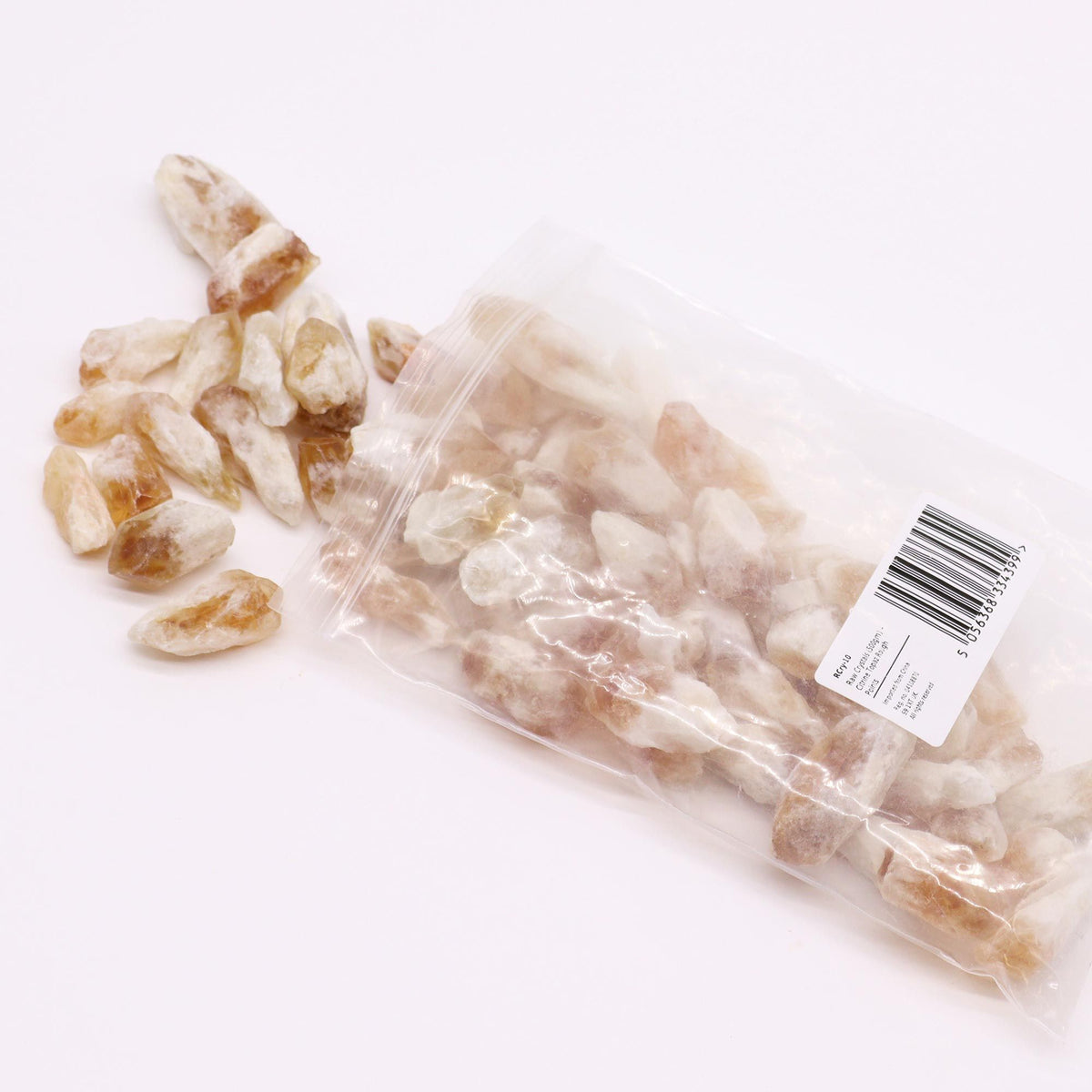 Raw Crystals (500gm) - Citrine Rough Points - view 2