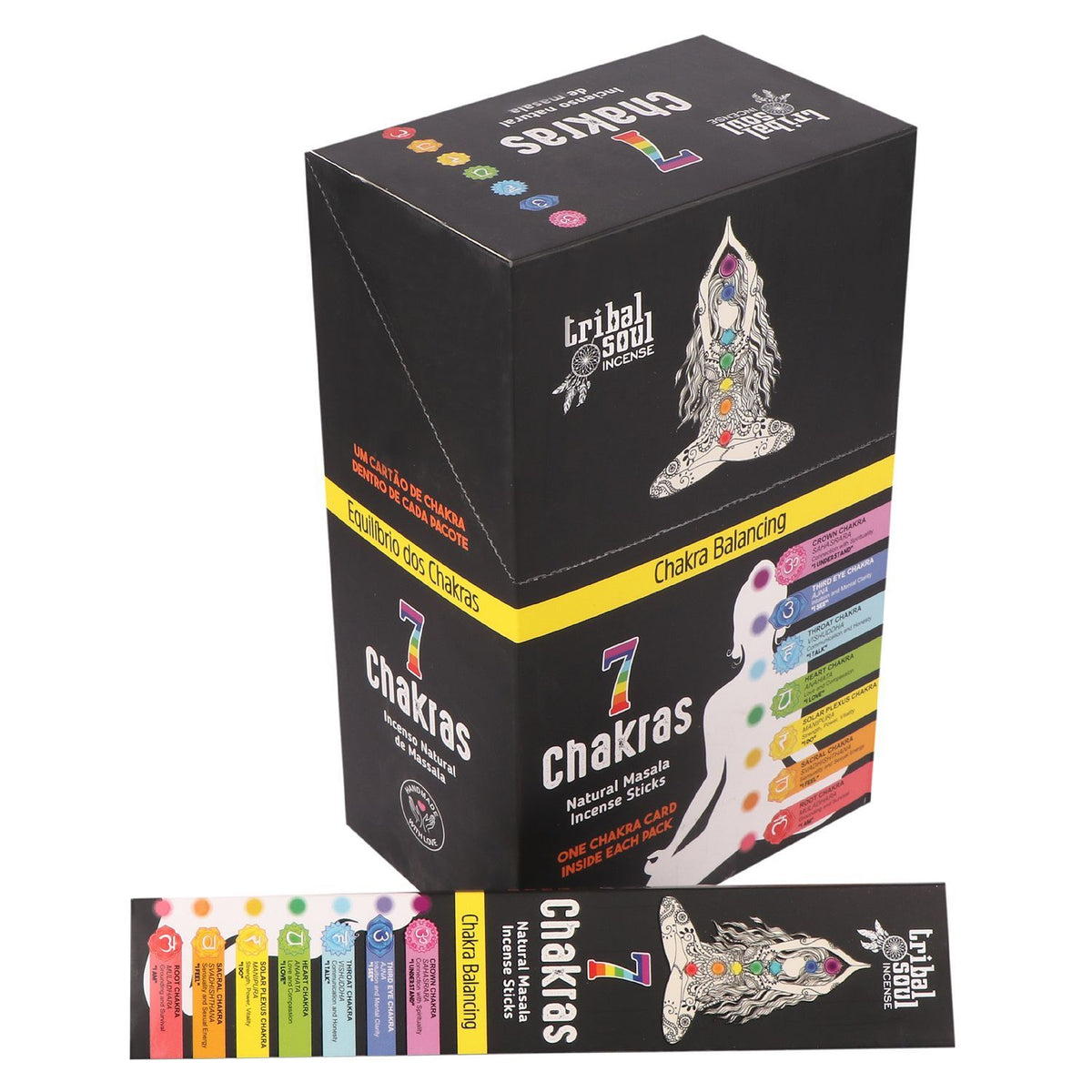 Tribal Soul Incense Sticks - 7 Chakras with Message Card - view 2