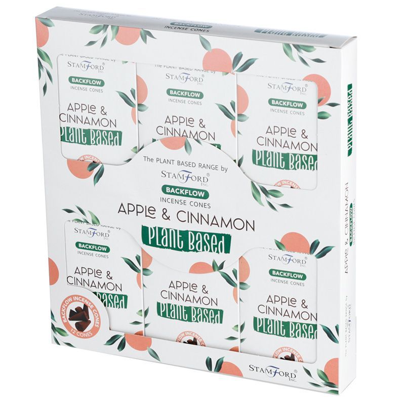 Plant Based Backflow Incense Cones - Apple & Cinnamon - view 2