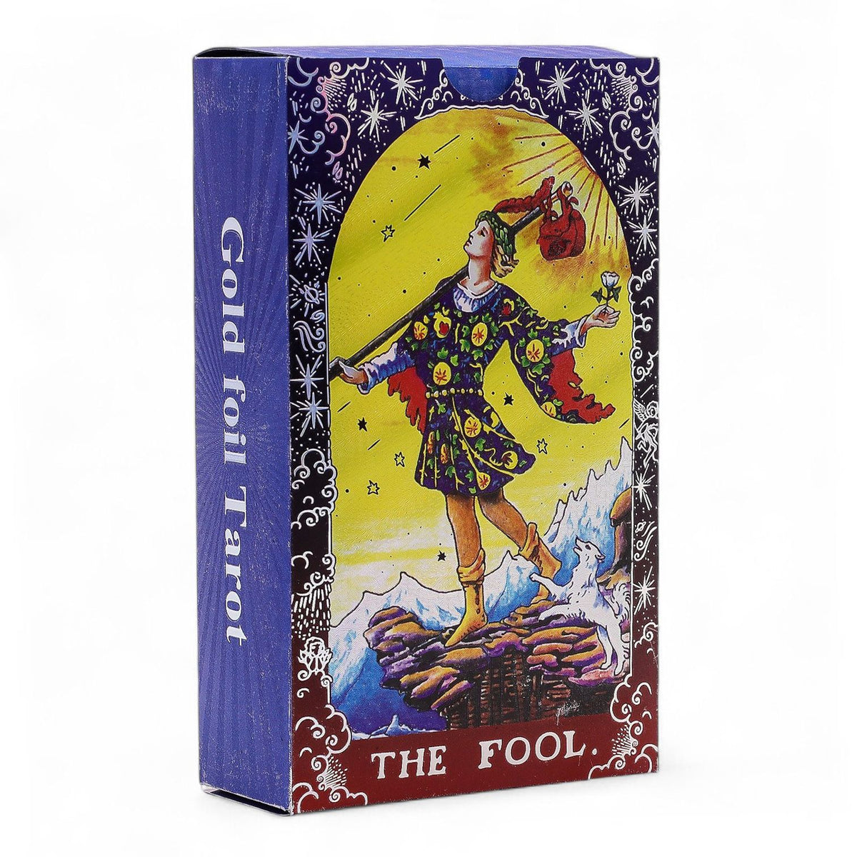 Blue Foil Tarot Card Set - Mandala - with booklet - view 6