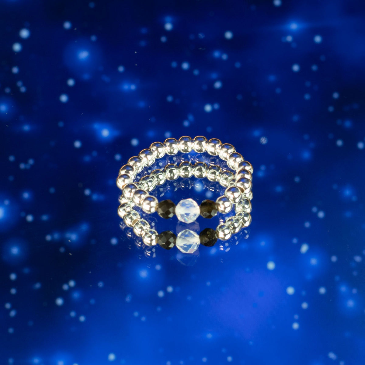 Nymph Spirit Gemstone Ring Set - Northern Lights - view 9