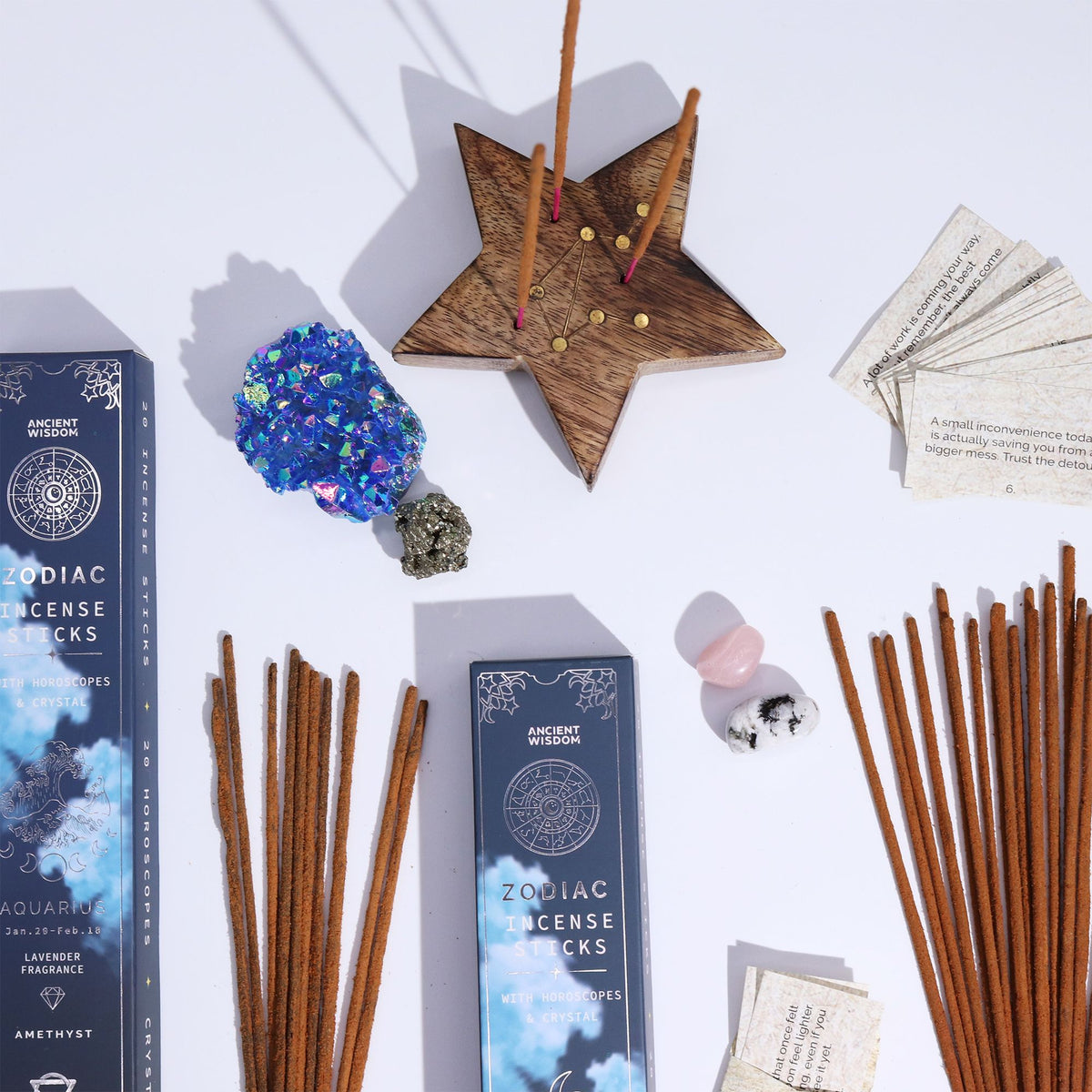 Copal Zodiac Gemstone Crystal Incense - Virgo - view 2
