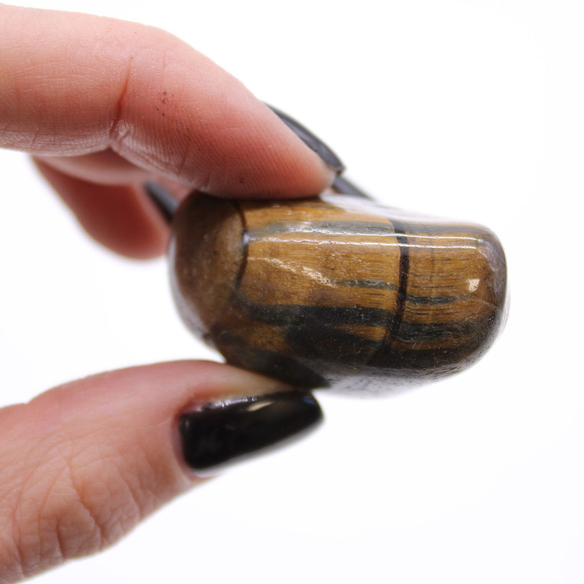 Medium African Tumble Stones - Tigers Eye - Varigated (Pack of 12) - view 3