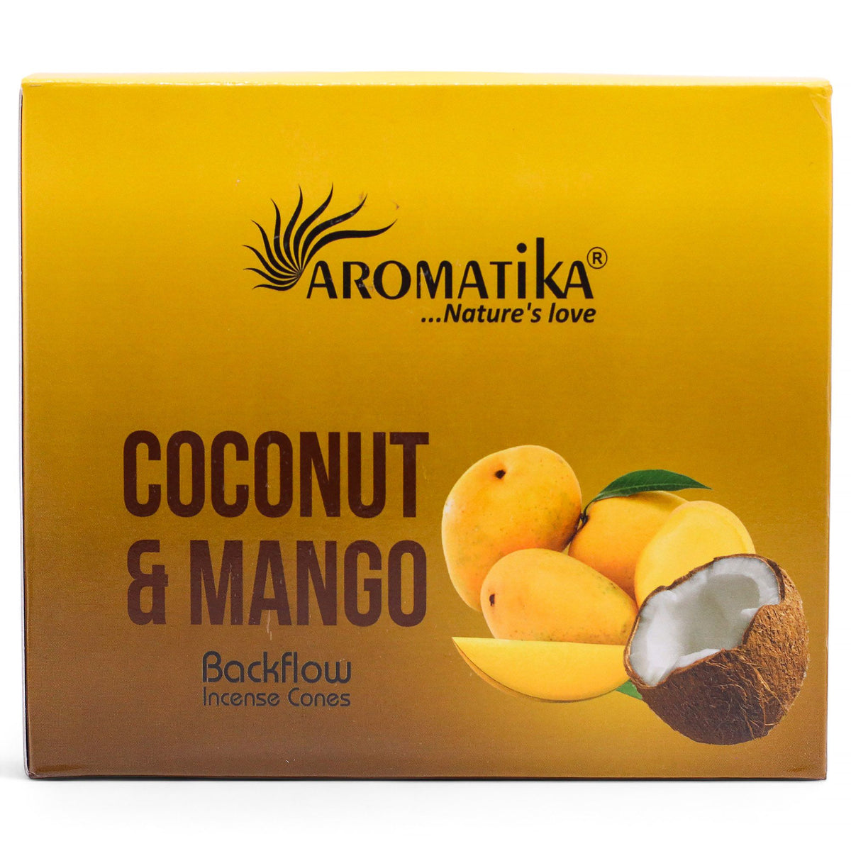 Pack of 10 Masala Backflow Incense - Coconut & Mango - view 5