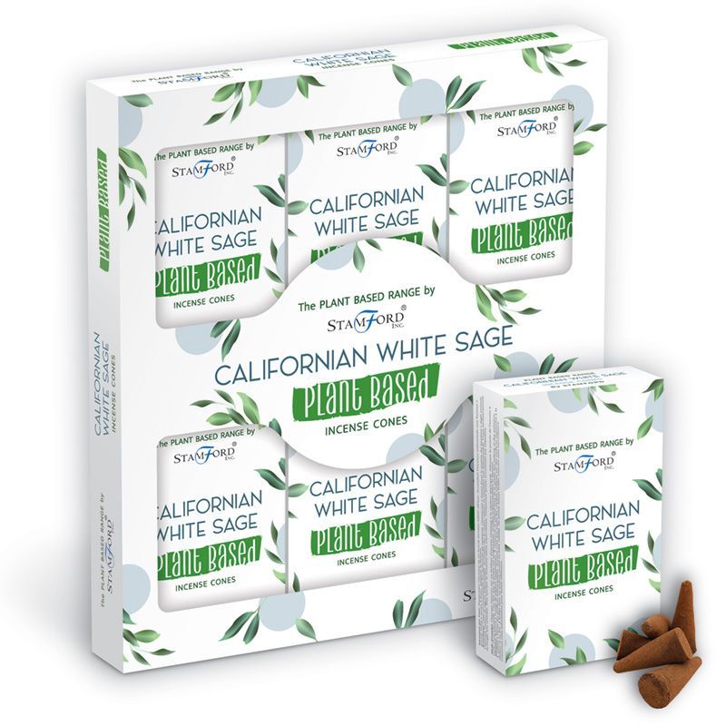 Plant Based Incense Cones - Californian White Sage - view 2