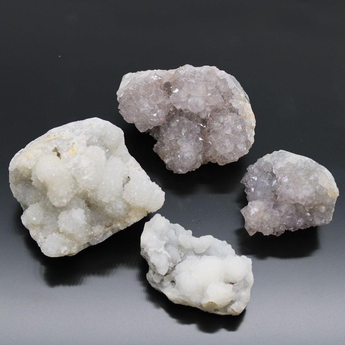 Raw finger quartz pieces, slim parallel crystal columns from a 1kg pack