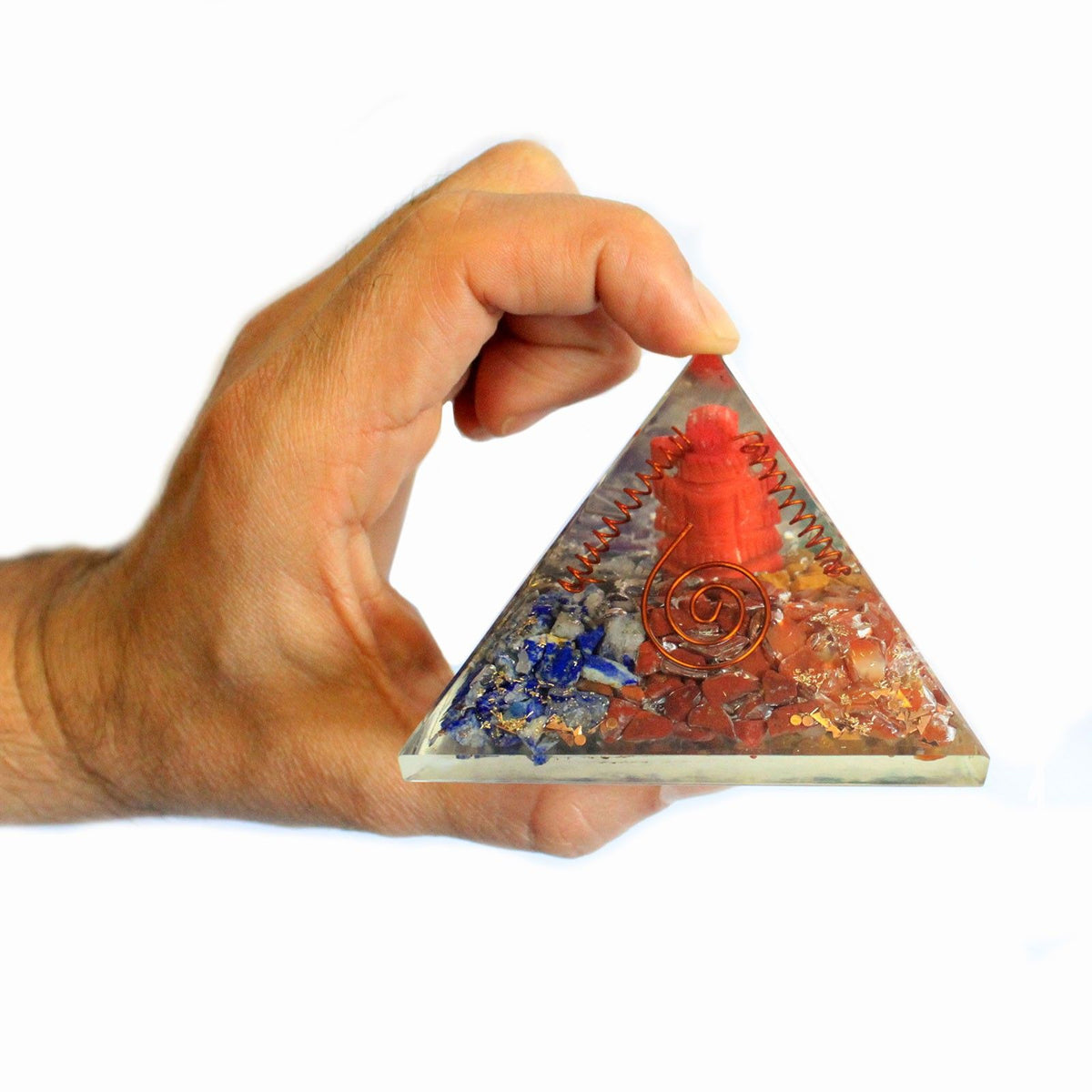 Large Orgonite Pyramid - Ganesh - view 2