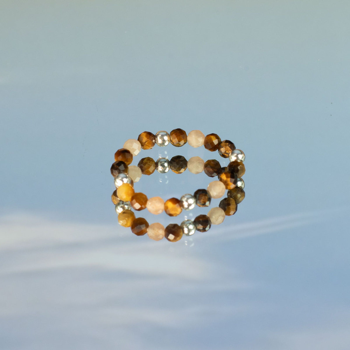 Nymph Spirit Gemstone Ring Set - Sea Sunset - view 7
