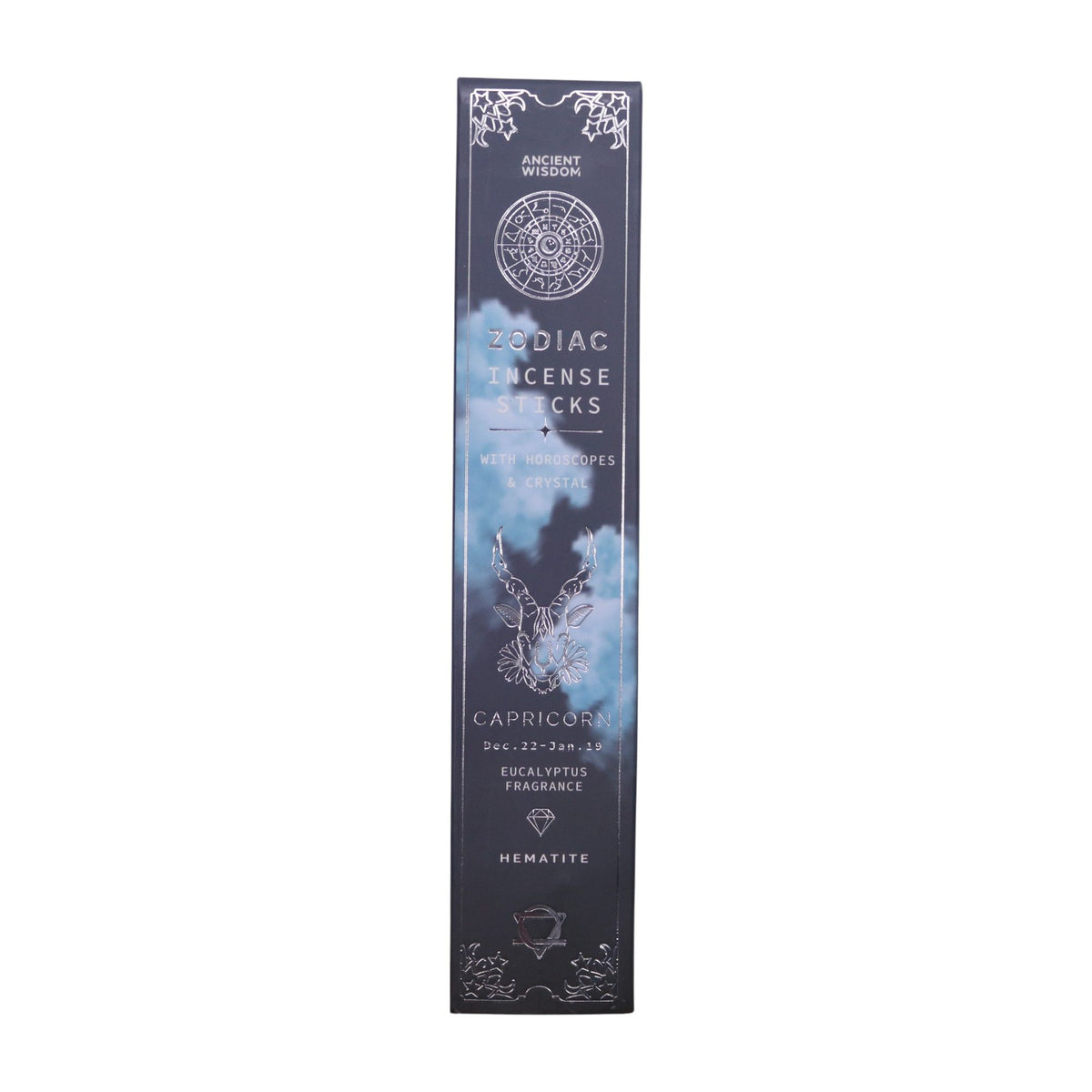 Eucalyptus Zodiac Gemstone Crystal Incense - Capricorn - view 3