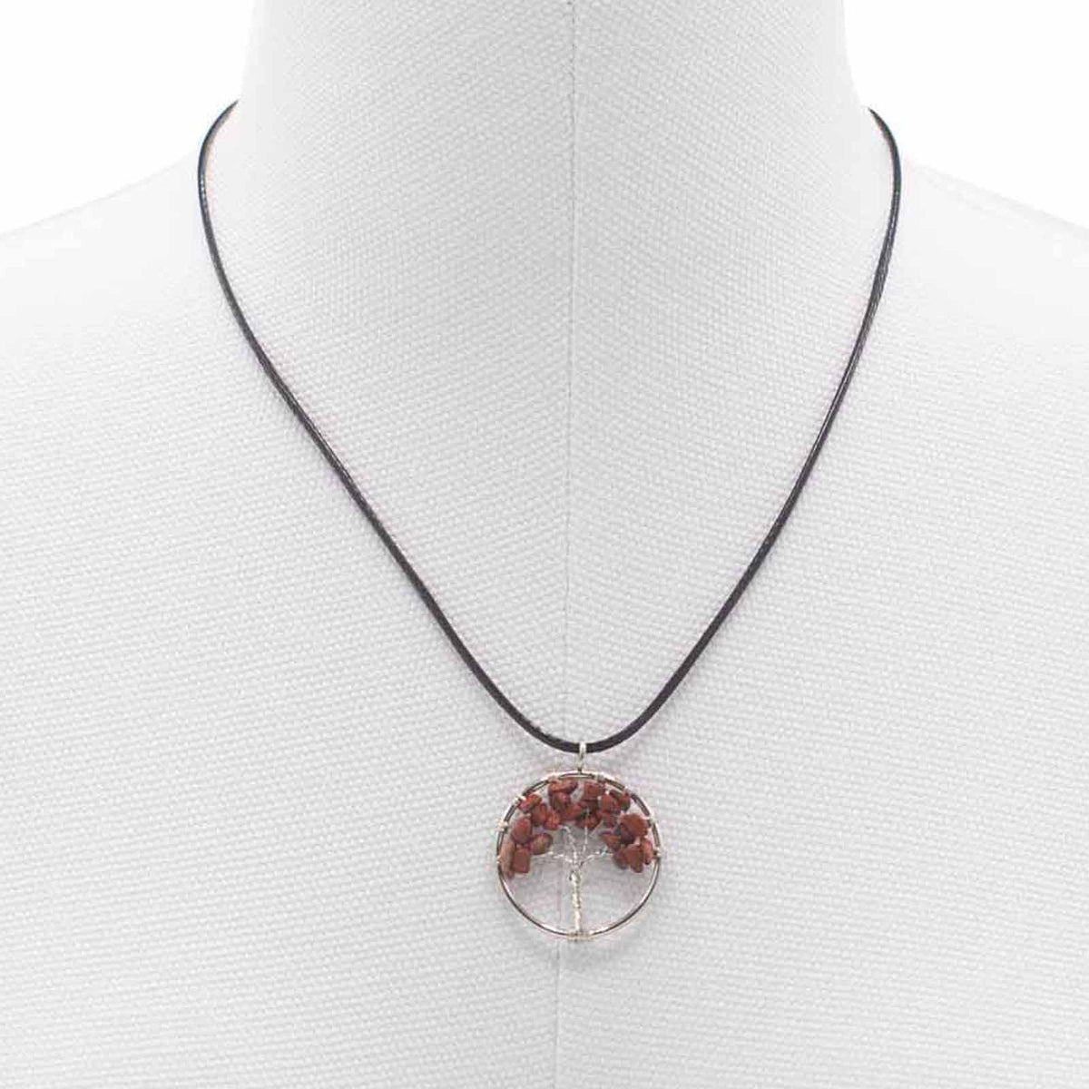 Tree of Life Pendant - Red Jasper - view 3