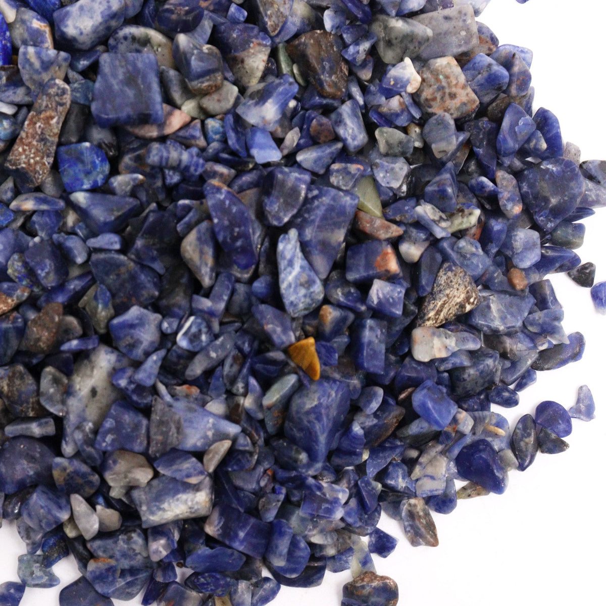 Sodalite Chips Gemstone Chips Bulk - 1KG - view 2