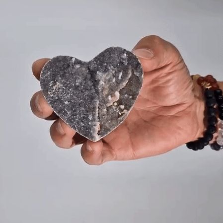 Large Calcite Heart - view 2