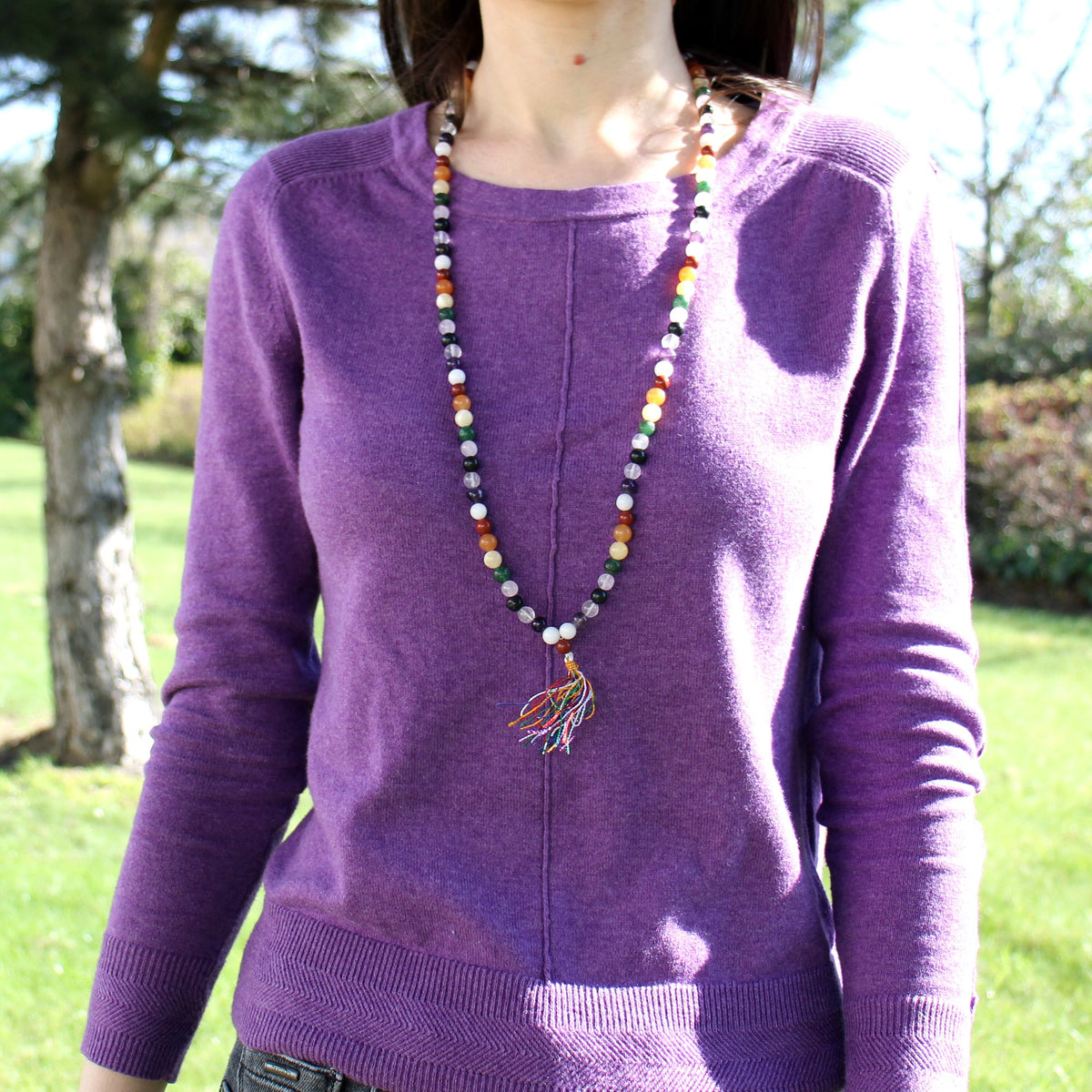108 Bead Mala - Lapis - view 6