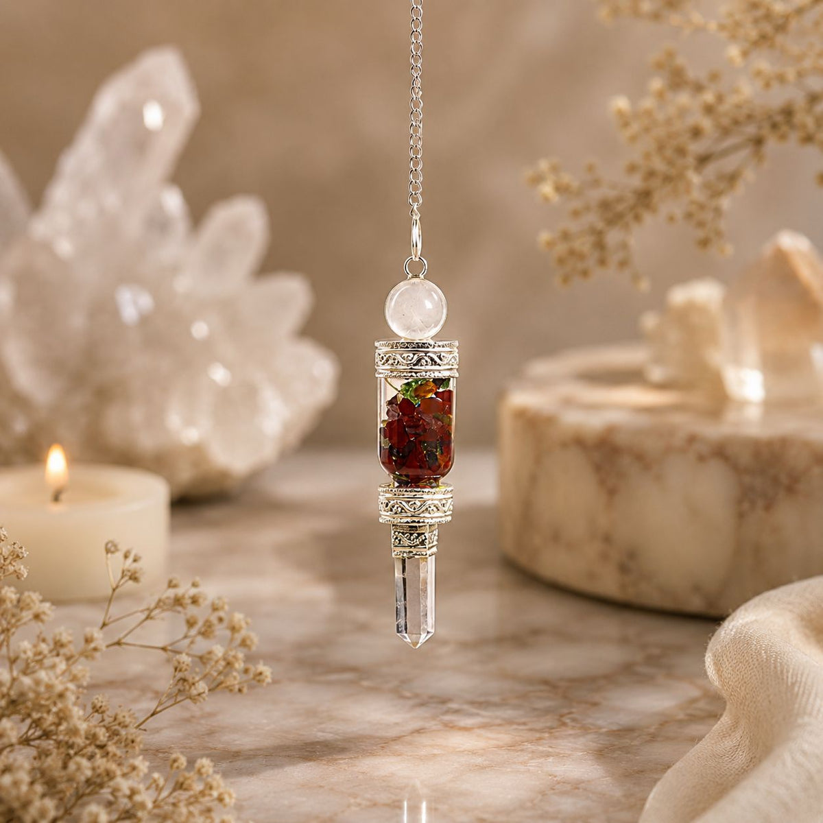 Floating Chakra Pendulum - view 4