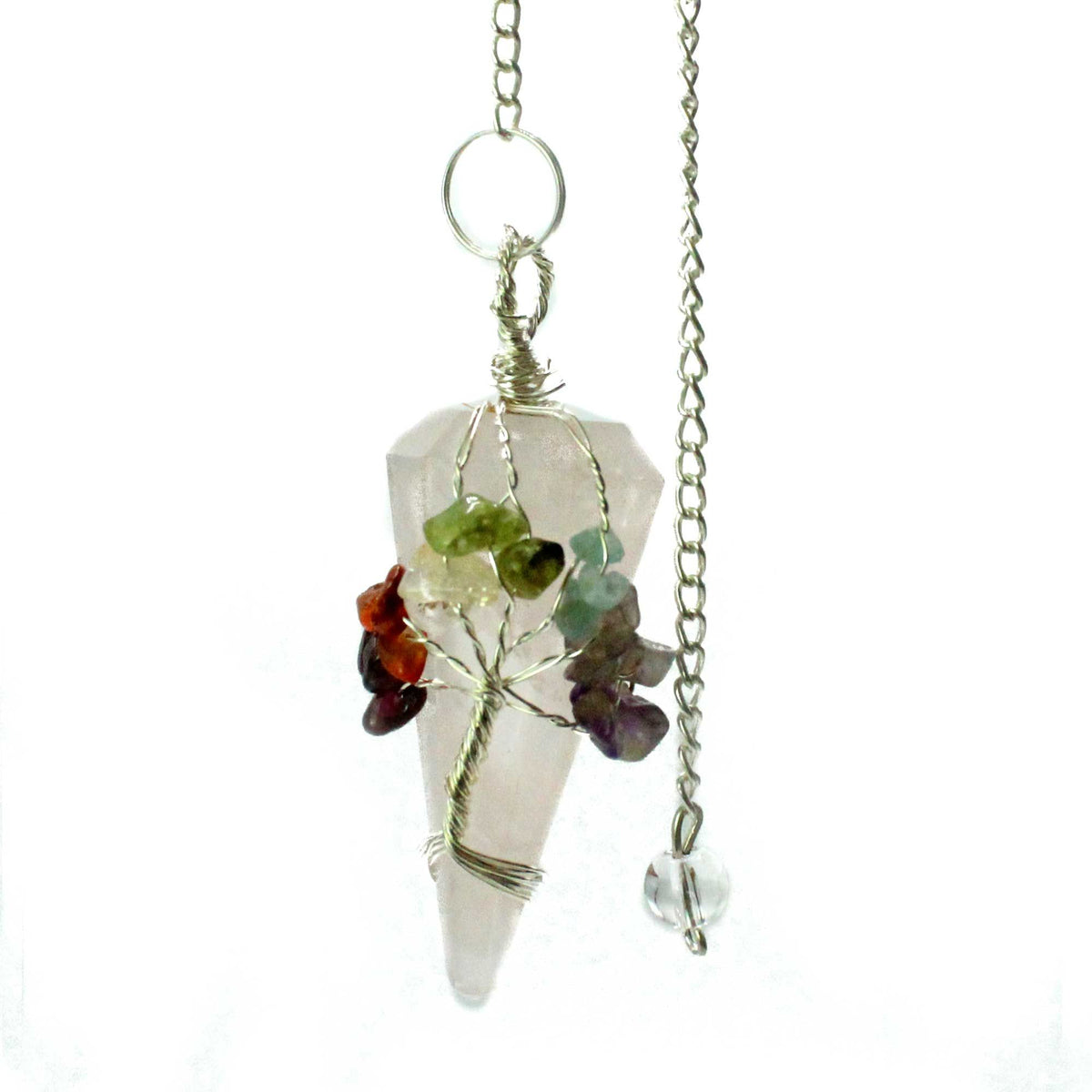 Magic Pendulum - Seven Chakra - Rose Quartz - view 4