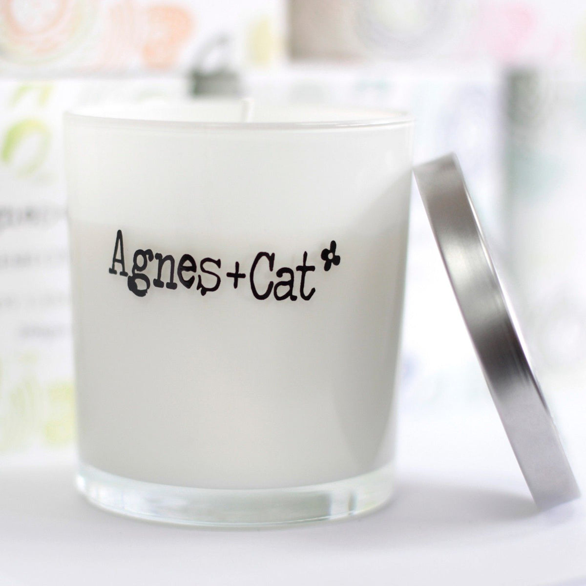 Agnes + Cat Votive Candle - Dolly Blue - view 3