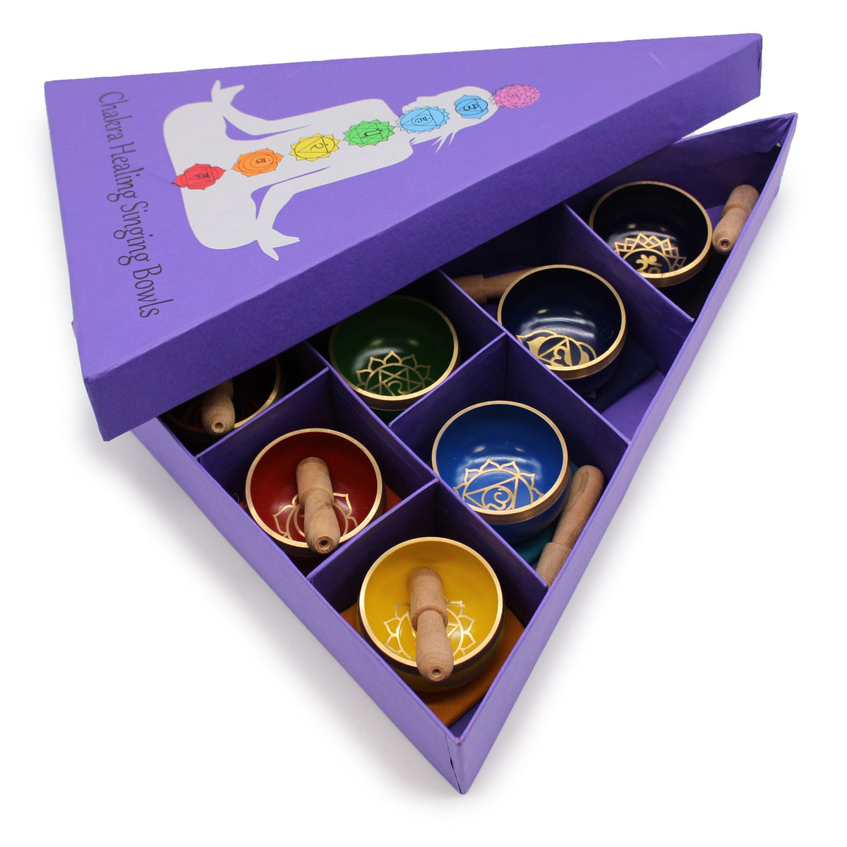 Chakra Pyramid Singing Bowl Gift Set - view 6