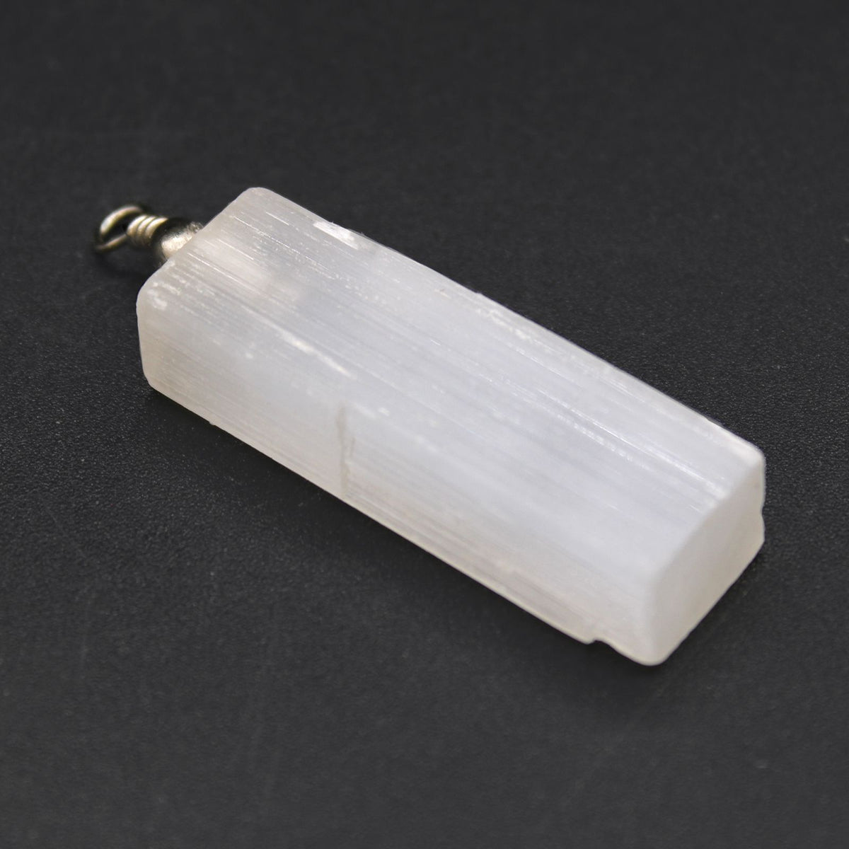 Selenite Natural Pendant - view 2