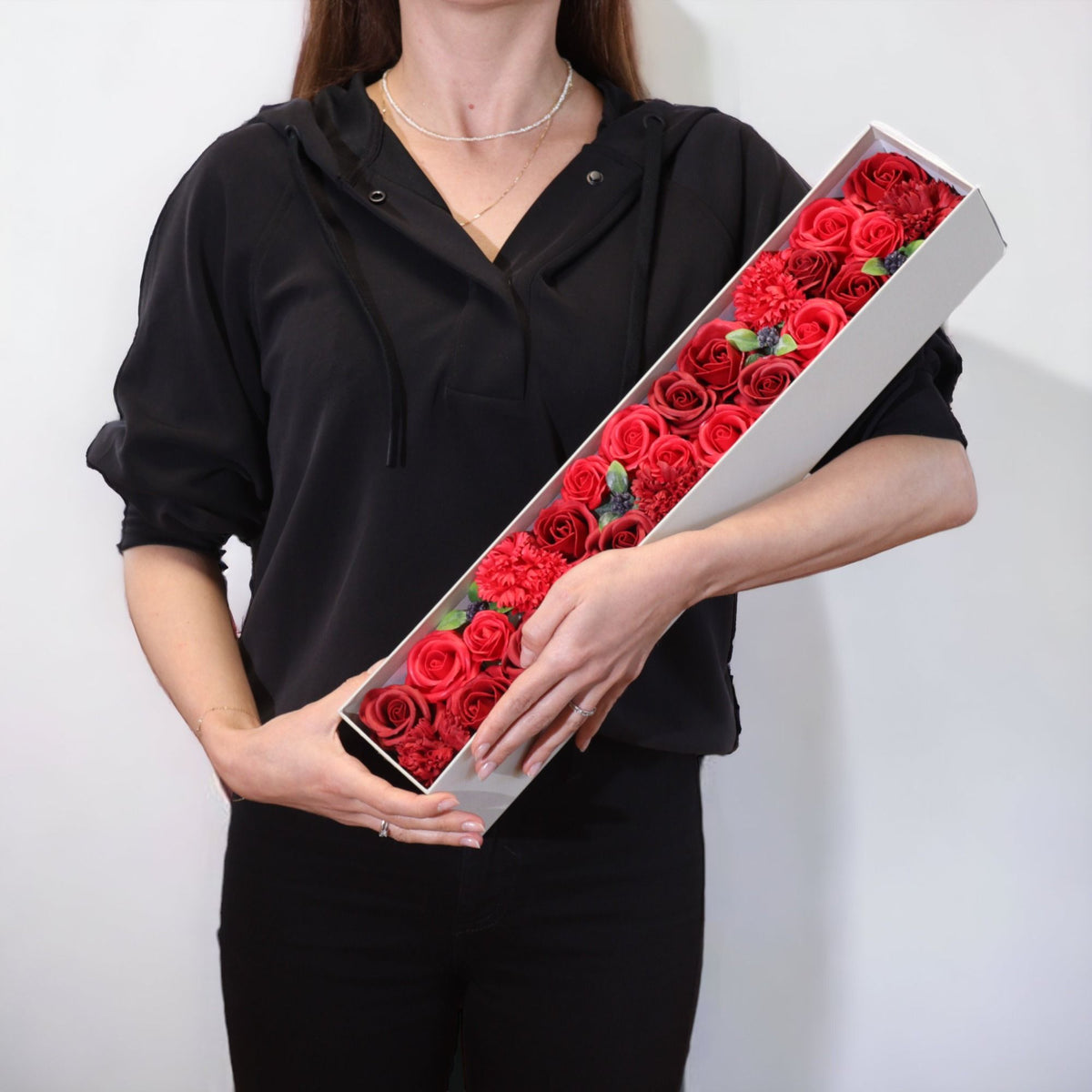 Extra Long - Classic Red Roses - view 4