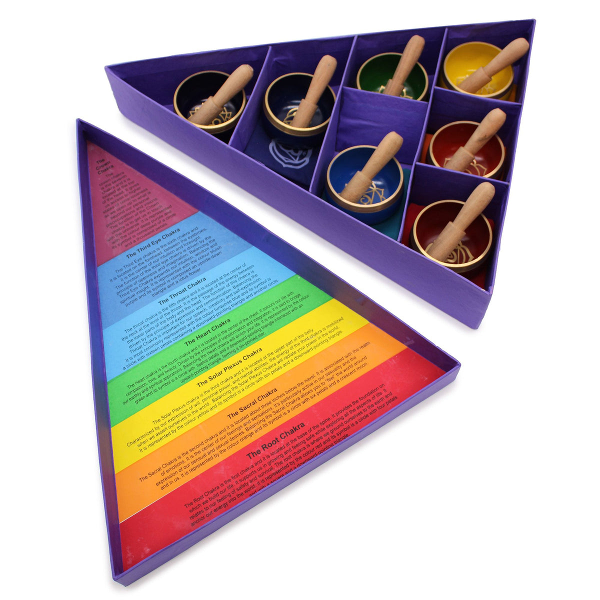 Chakra Pyramid Singing Bowl Gift Set - view 5
