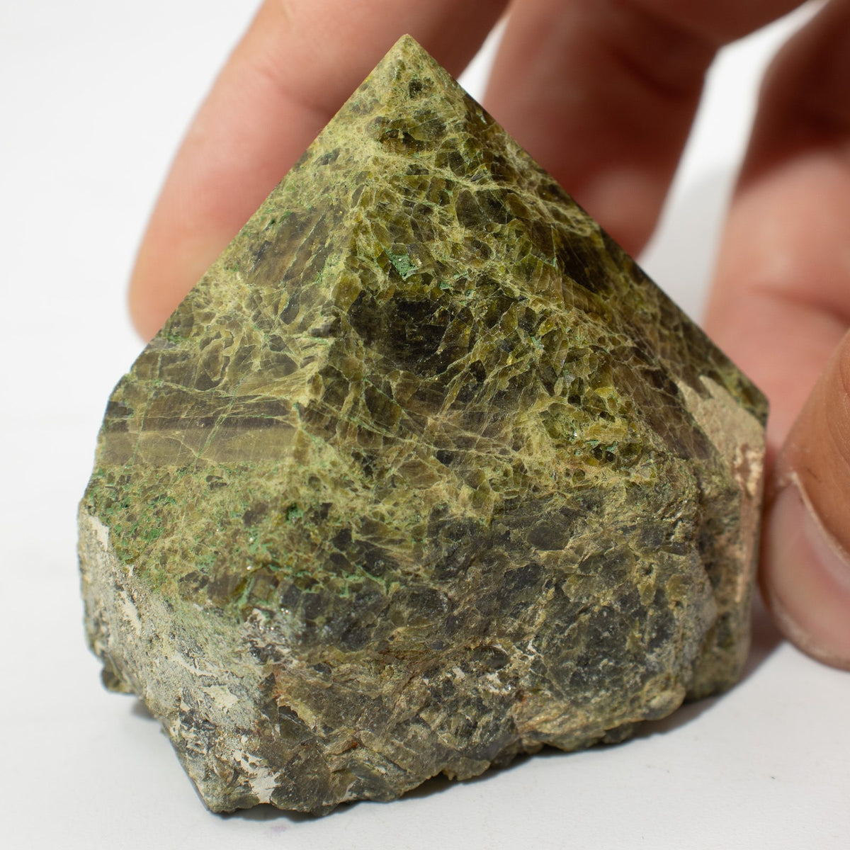 Epidote Crystal Points - Top Polished, A Grade (Pack of 5-6) - view 3