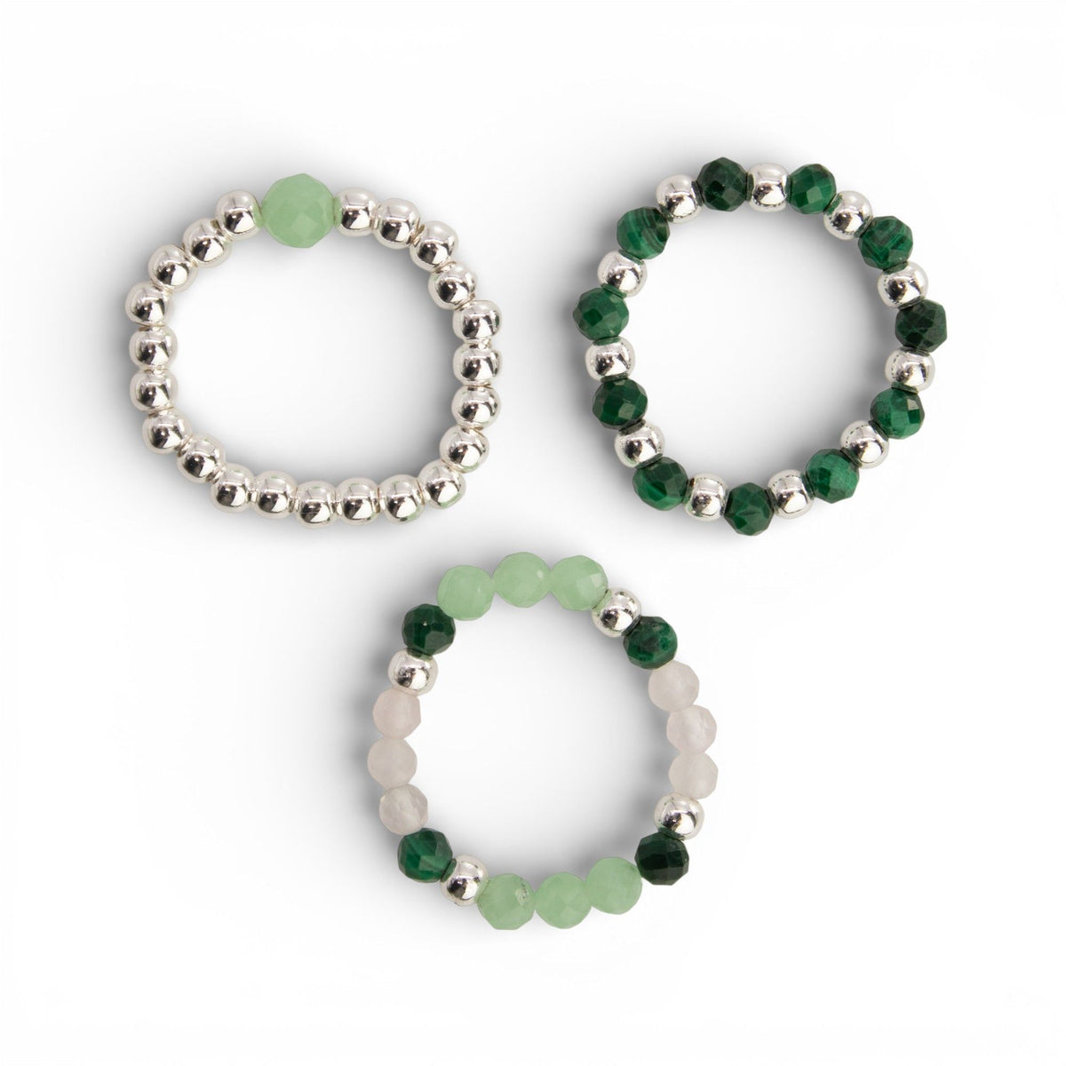 Nymph Spirit Gemstone Ring Set - Forest Spirit - view 5
