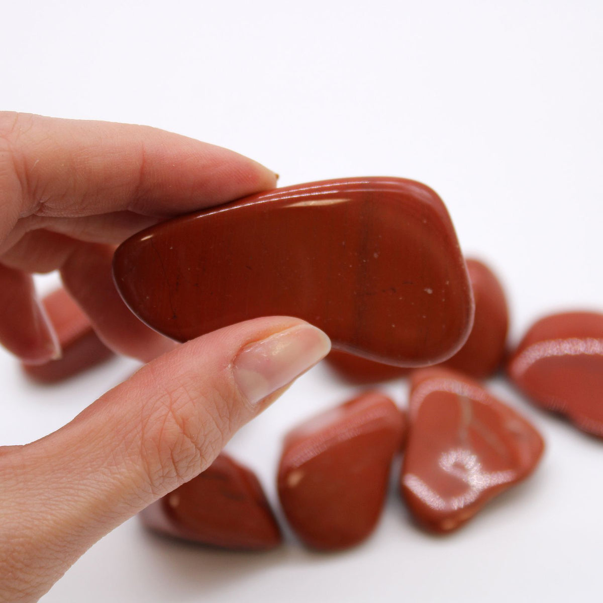 XL Tumble Stones - Jasper - Red (Pack of 18) - view 2