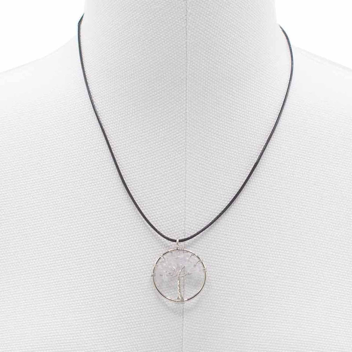 Tree of Life Pendant - Rock Crystal - view 2