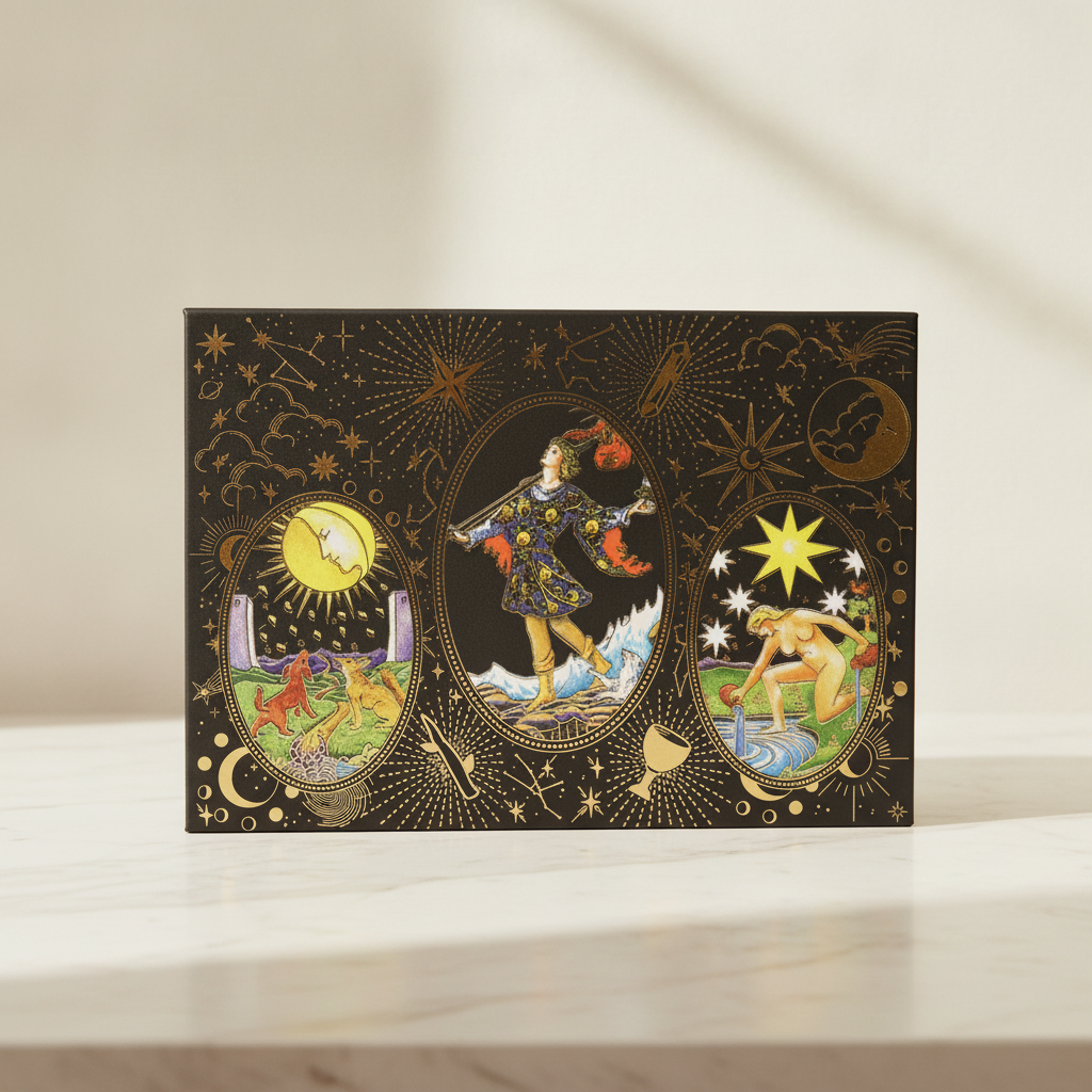 Gold Foil Tarot - Let the Magic Begin - Gift Set